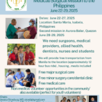 Information on next APPO Medical and Surgical Mission June 22-29, 2025