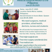 Information on next APPO Medical and Surgical Mission June 22-29, 2025